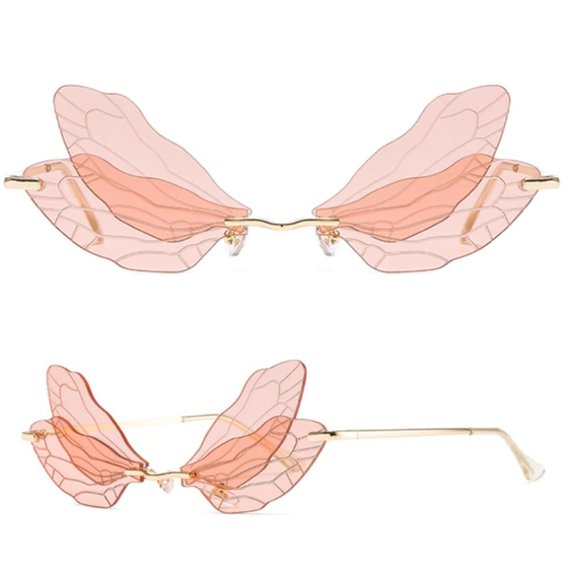 Accessories - Fairy Wing Glasses - Pink